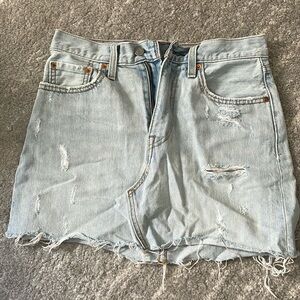 Levis Denim Skirt in "Live Wire"